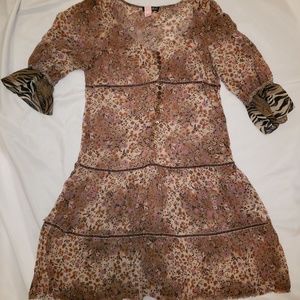 Lui Jo Dress Size EUR 44 Floral W/ Buttons